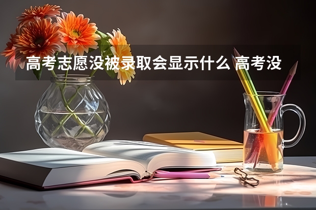 高考志愿没被录取会显示什么 高考没被录取会显示什么 会出现提示吗