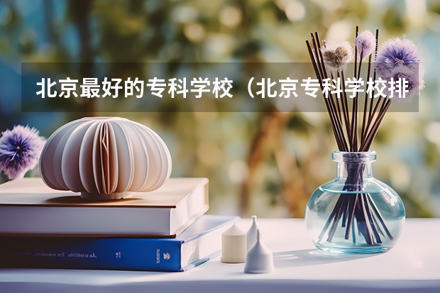 北京最好的专科学校（北京专科学校排名及分数线）