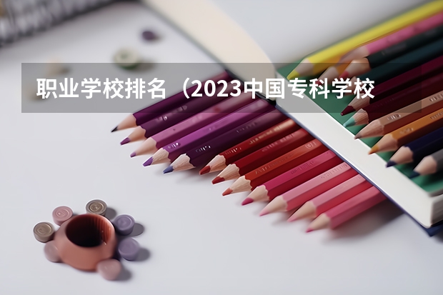 职业学校排名（2023中国专科学校排行榜）