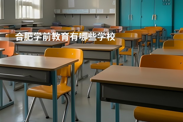 合肥学前教育有哪些学校