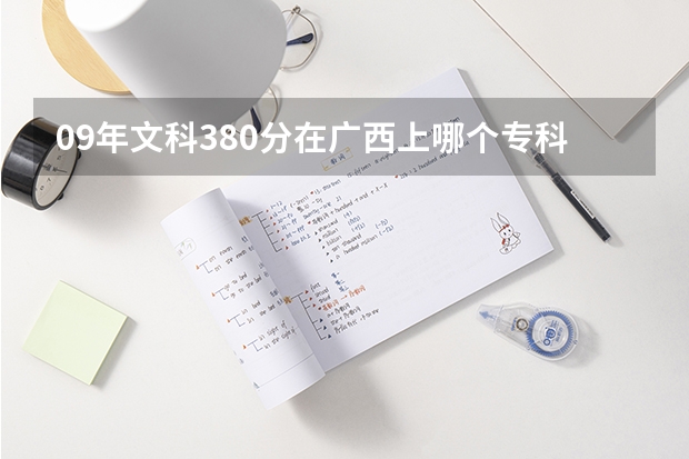 09年文科380分在广西上哪个专科学校好