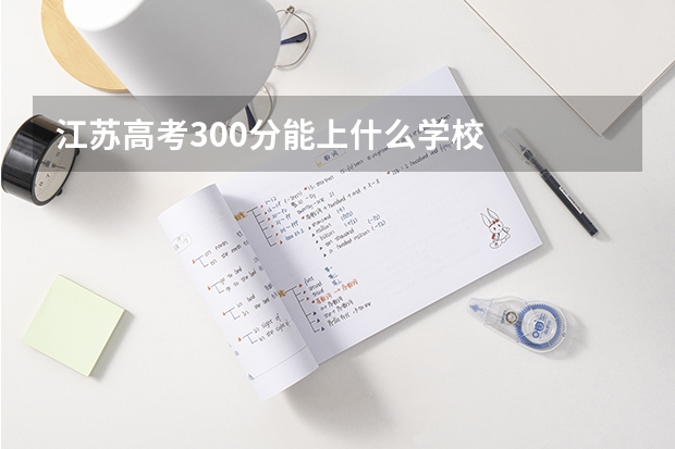 江苏高考300分能上什么学校