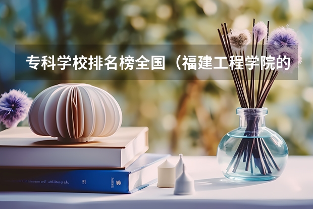 专科学校排名榜全国（福建工程学院的排名）