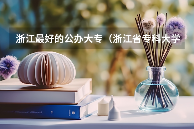 浙江最好的公办大专（浙江省专科大学排名）