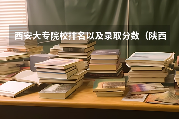 西安大专院校排名以及录取分数（陕西省的所有公办大专院校）