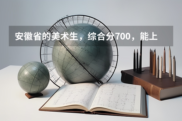 安徽省的美术生，综合分700，能上省内哪些学校呢？