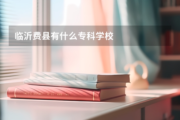 临沂费县有什么专科学校