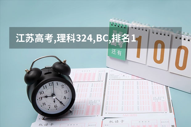 江苏高考,理科324,BC,排名12万,能报省内什么学校