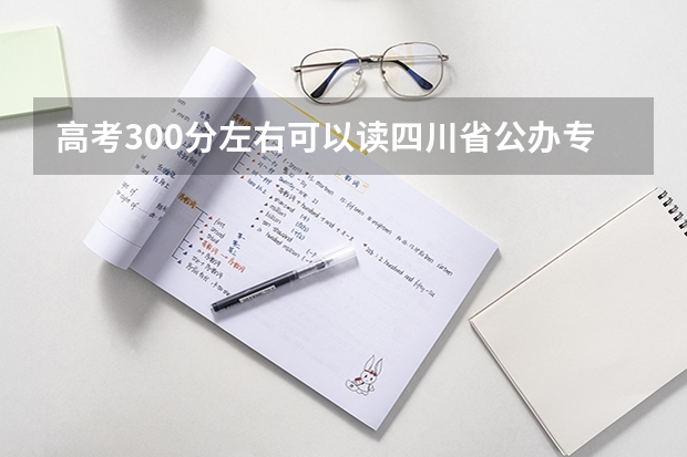 高考300分左右可以读四川省公办专科学校吗