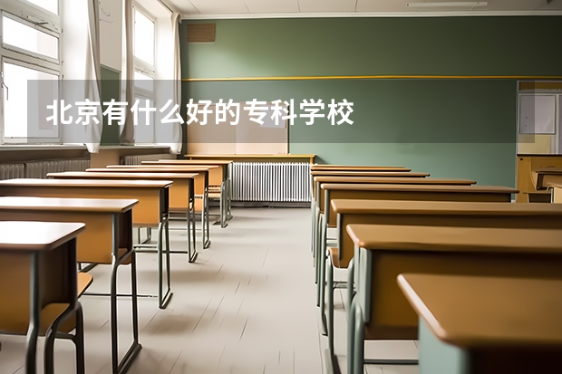 北京有什么好的专科学校