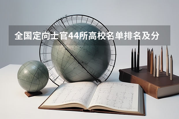 全国定向士官44所高校名单排名及分数线2023(文理科参考)（专科定向士官学校排名）